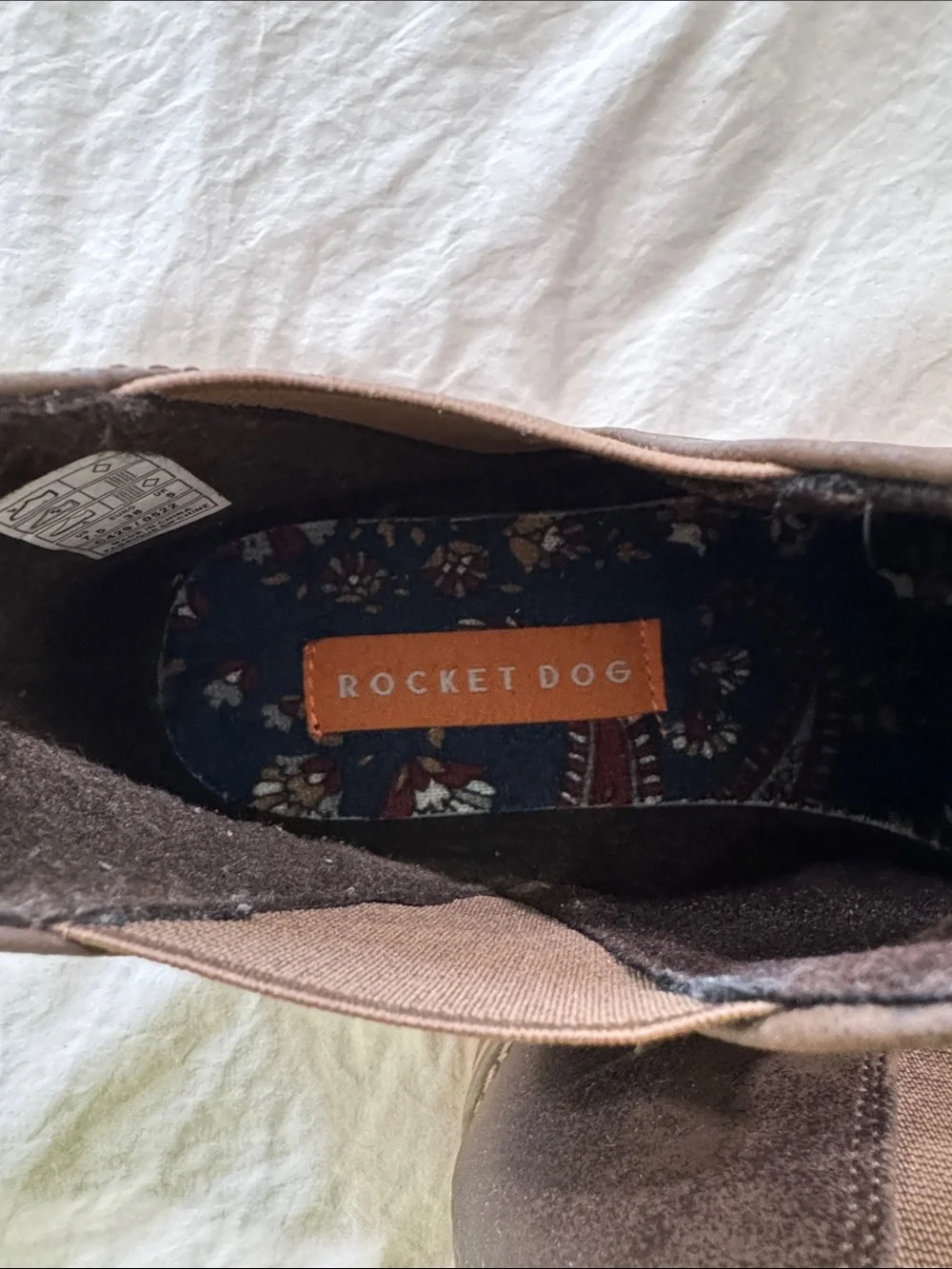 Rocket Dog Brown Chelsea-Style Ankle Booties